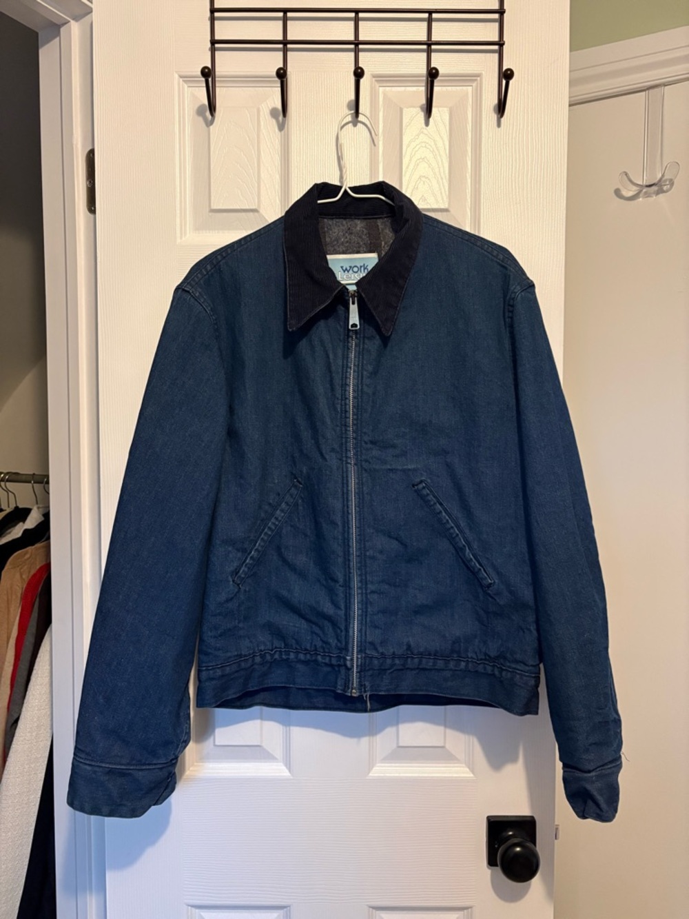 Vintage denim chore coat - Size Medium